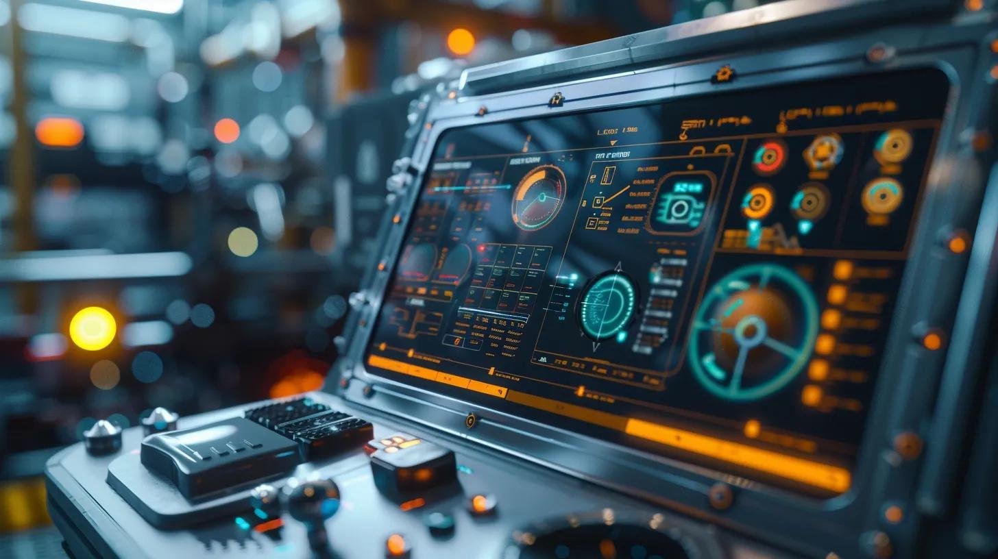 predictive maintenance dashboard for industrial machine
