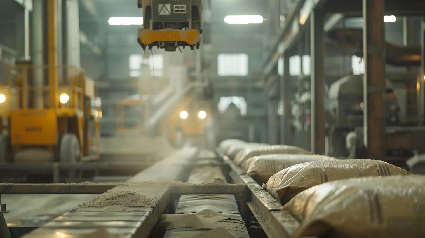 Bagging Machine Production Process Cement bags