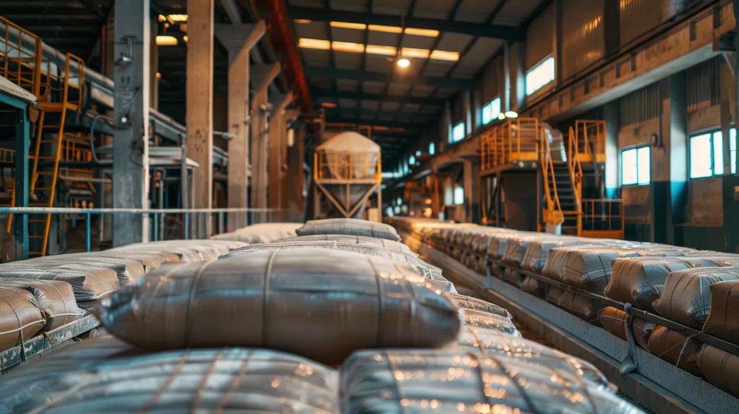 Bagging Machine Production Process Cement bags